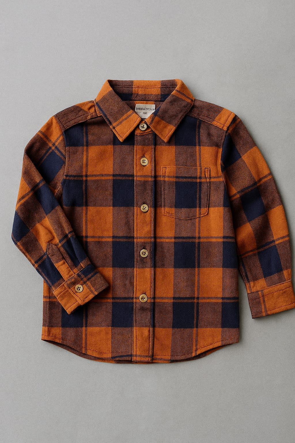 Jumping Beans Kids' Plaid Flannel Shirt – 100% Cotton | Multiple Colors & Sizes