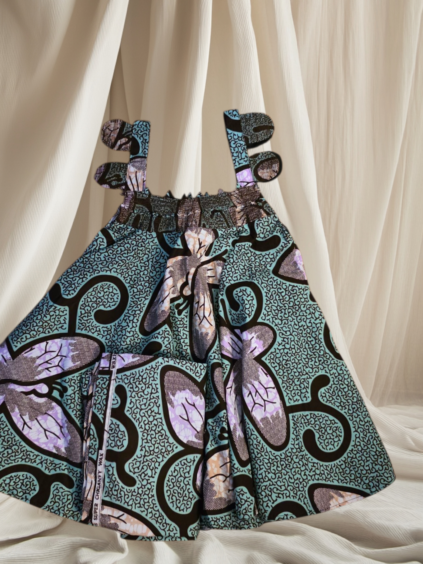 Women’s Ankara Sleeveless Top and Wrapper – African set