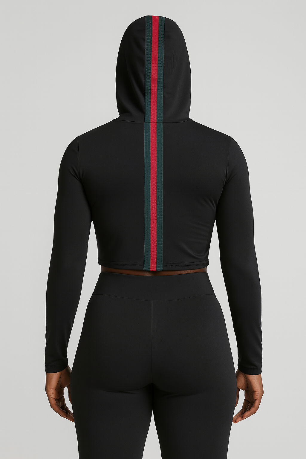 Women’s Athletic 2-Piece Set – Zip-Up Hoodie & Leggings | Blue, Black, Green