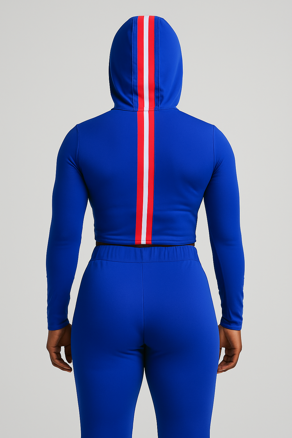 Women’s Athletic 2-Piece Set – Zip-Up Hoodie & Leggings | Blue, Black, Green