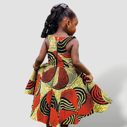 ECOM GMR Little Princess Ankara Twirl Dress