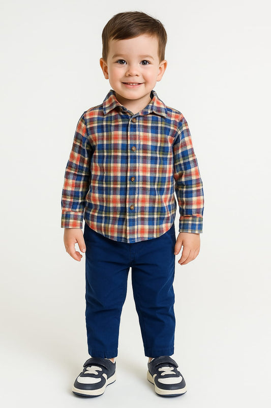 Carter’s Baby Boys’ Flannel Plaid Shirt