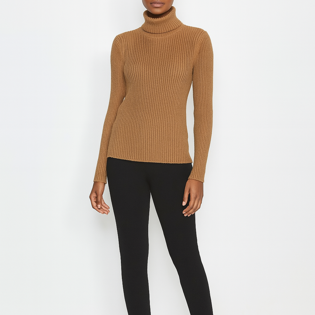 Kids' Ribbed Turtleneck Sweater – Cozy & Stylish