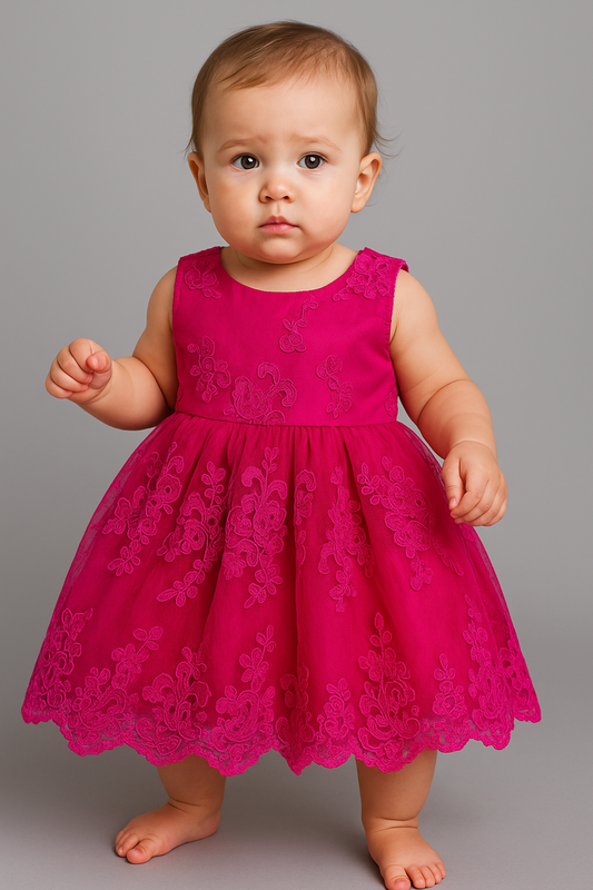 Floral Lace Baby Girl Dress