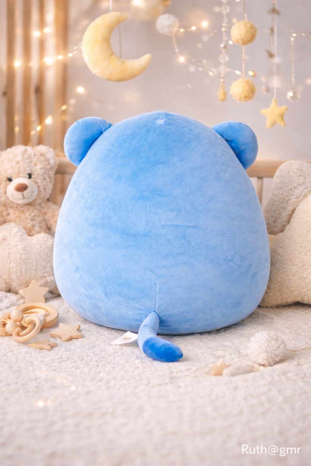 14” Blue Panda Squishmallow – Super Soft Plush Toy